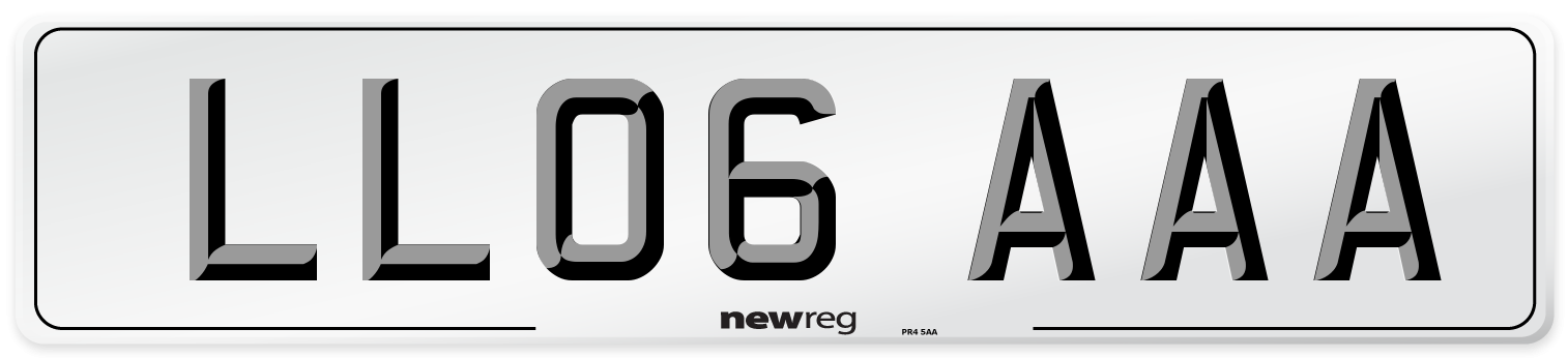 LL06 AAA Number Plate from New Reg